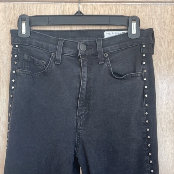 Rag & Bone Studded Black Jean - Picture 5 of 8
